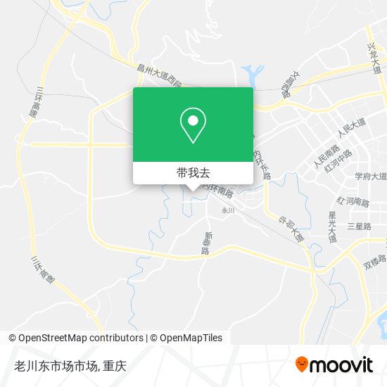 老川东市场市场地图