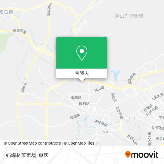 蚂蝗桥菜市场地图