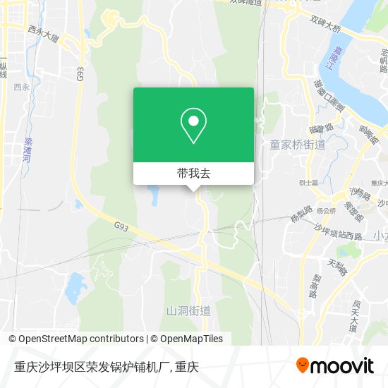 重庆沙坪坝区荣发锅炉铺机厂地图