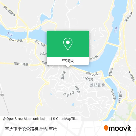 重庆市涪陵公路机管站地图