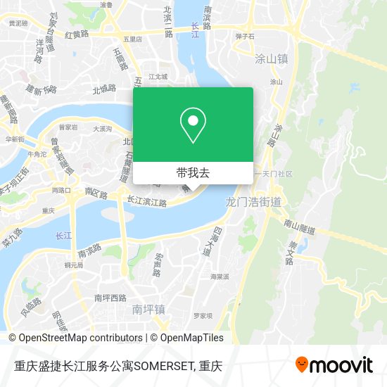 重庆盛捷长江服务公寓SOMERSET地图