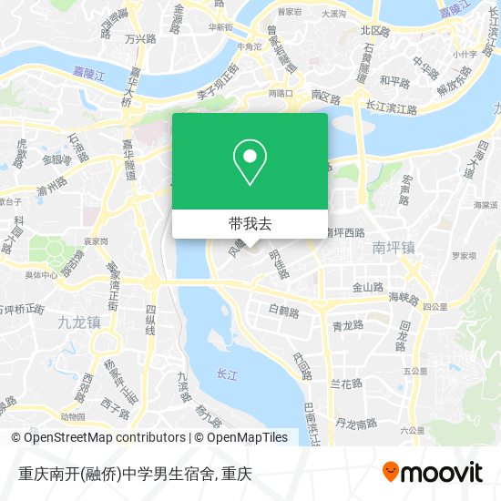 重庆南开(融侨)中学男生宿舍地图