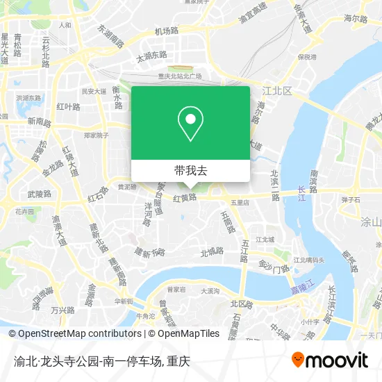 渝北·龙头寺公园-南一停车场地图