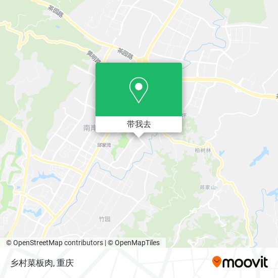 乡村菜板肉地图