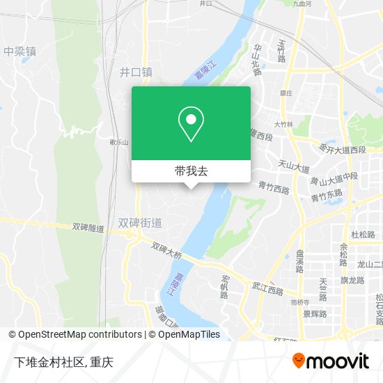 下堆金村社区地图