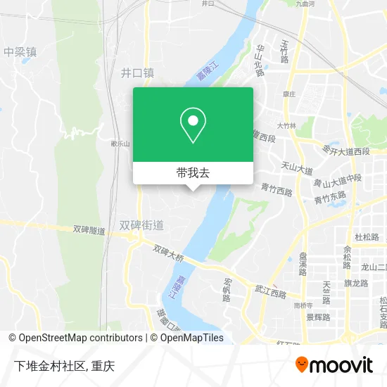 下堆金村社区地图