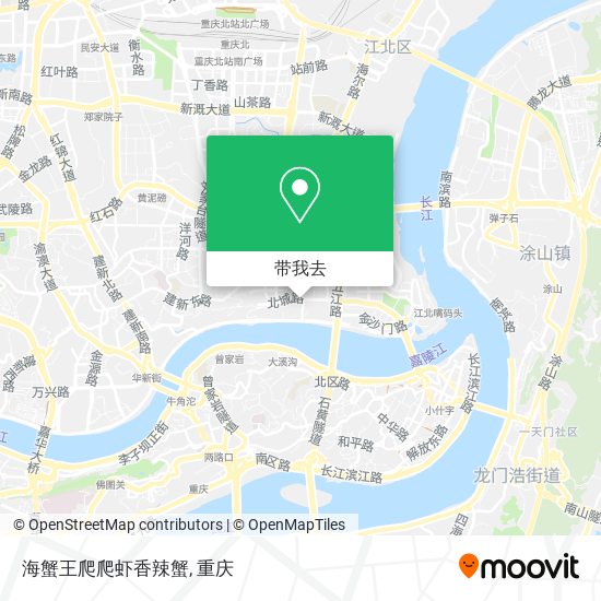 海蟹王爬爬虾香辣蟹地图