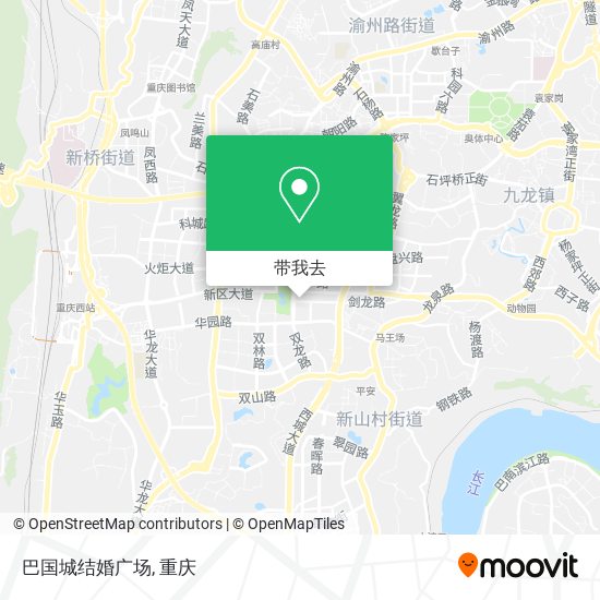 巴国城结婚广场地图
