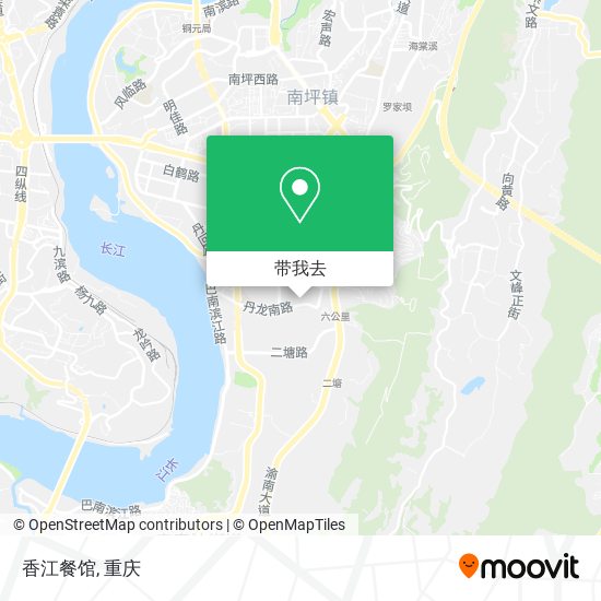 香江餐馆地图