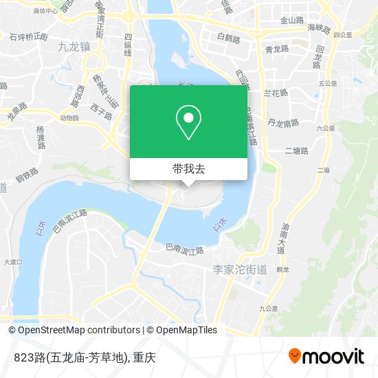 823路(五龙庙-芳草地)地图