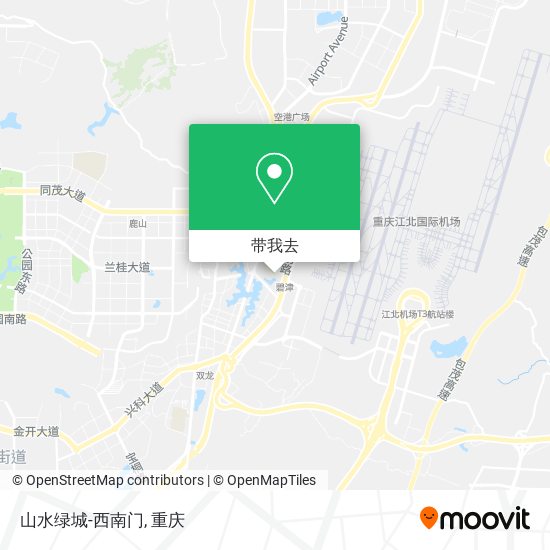 山水绿城-西南门地图