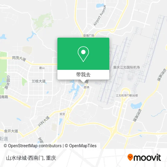 山水绿城-西南门地图