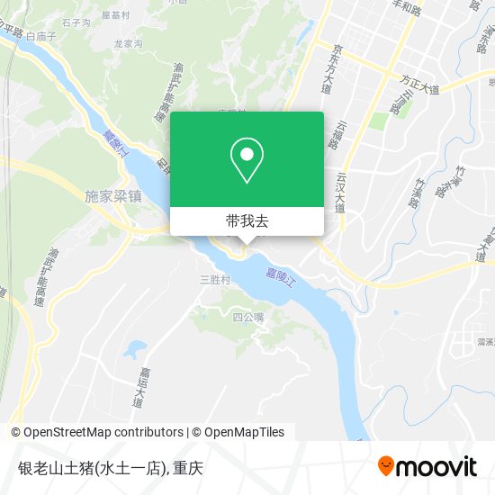 银老山土猪(水土一店)地图