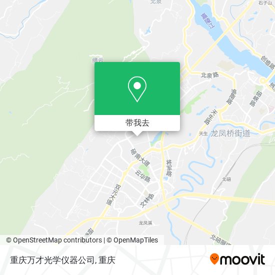 重庆万才光学仪器公司地图