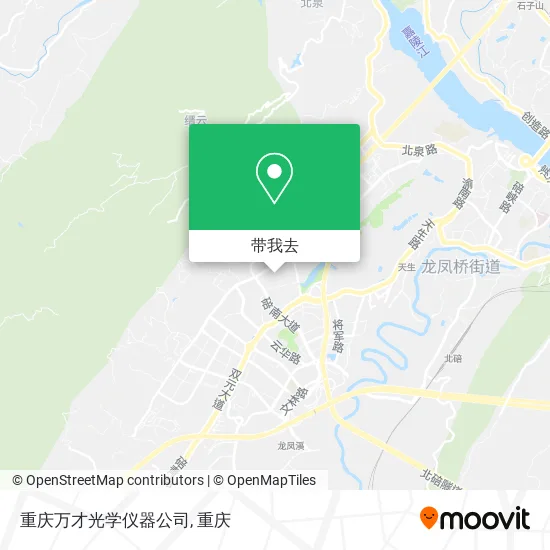 重庆万才光学仪器公司地图