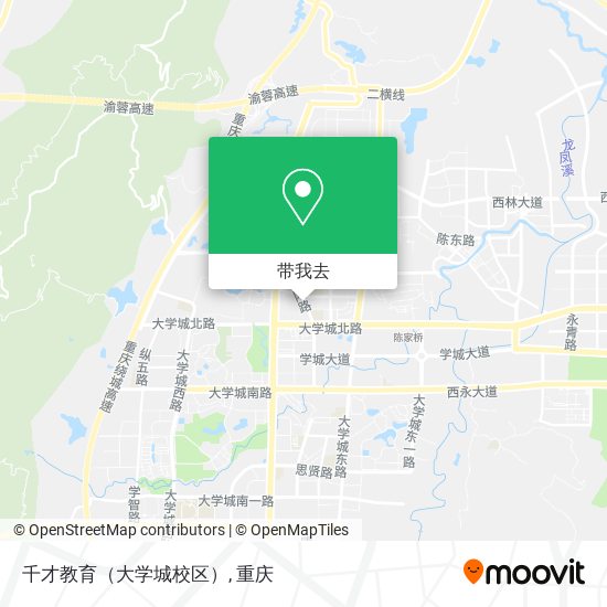 千才教育（大学城校区）地图