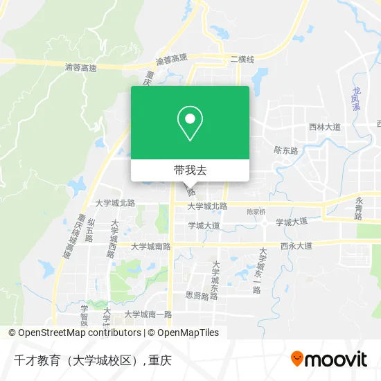 千才教育（大学城校区）地图