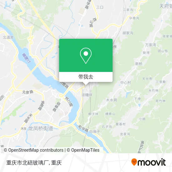 重庆市北碚玻璃厂地图