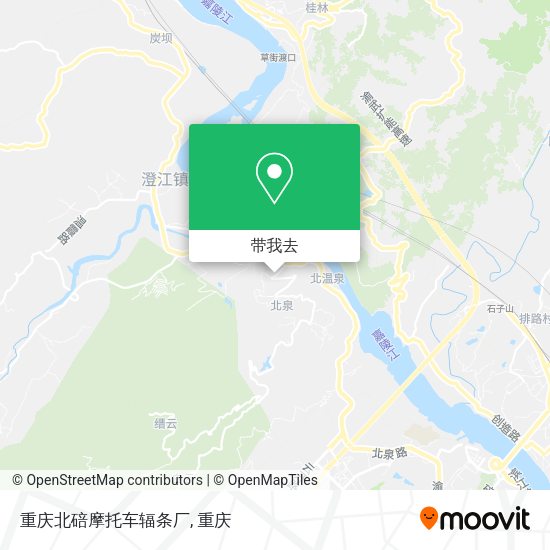 重庆北碚摩托车辐条厂地图