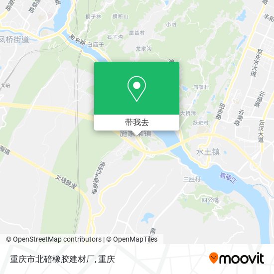 重庆市北碚橡胶建材厂地图