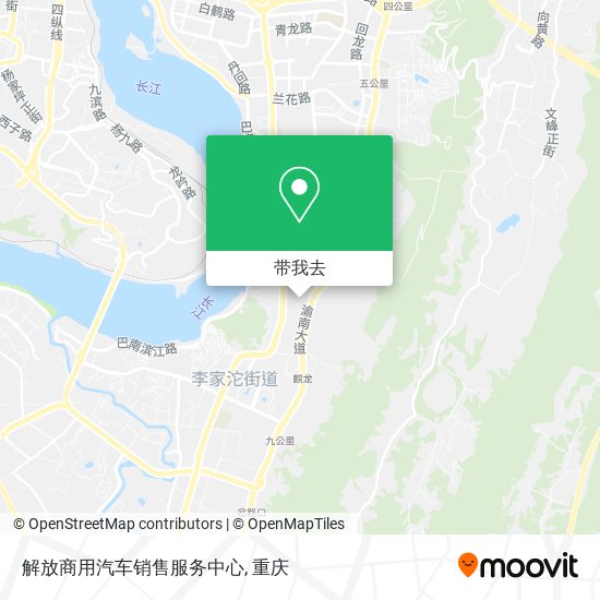 解放商用汽车销售服务中心地图