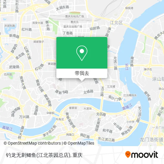 钓龙无刺鲫鱼(江北茶园总店)地图