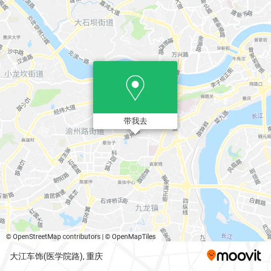 大江车饰(医学院路)地图