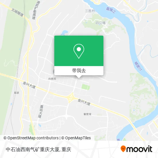 中石油西南气矿重庆大厦地图