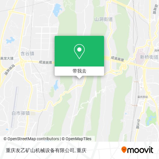 重庆友乙矿山机械设备有限公司地图