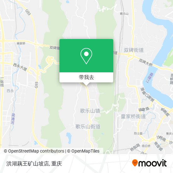 洪湖藕王矿山坡店地图