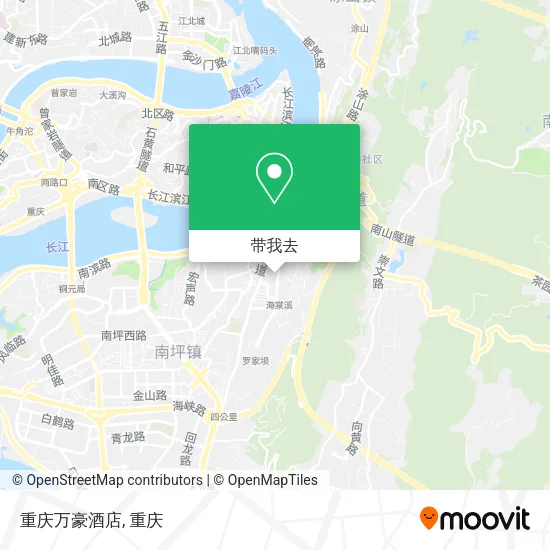 重庆万豪酒店地图