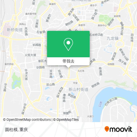圆柱模地图