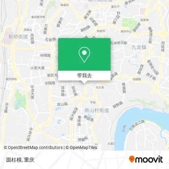 圆柱模地图