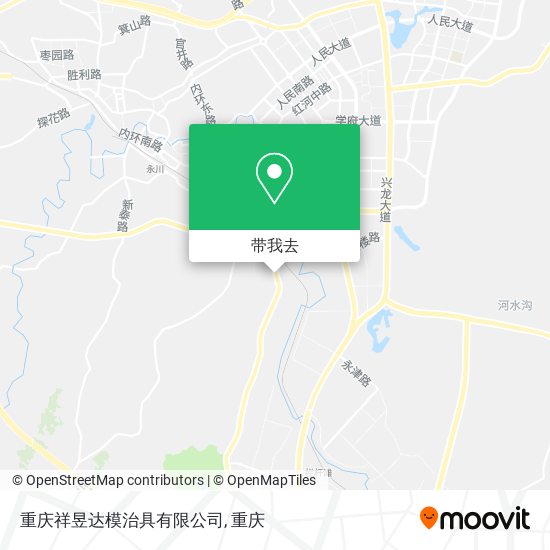重庆祥昱达模治具有限公司地图