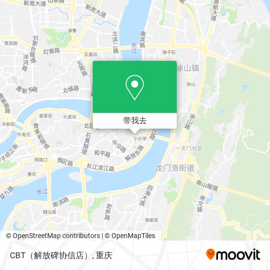 CBT（解放碑协信店）地图
