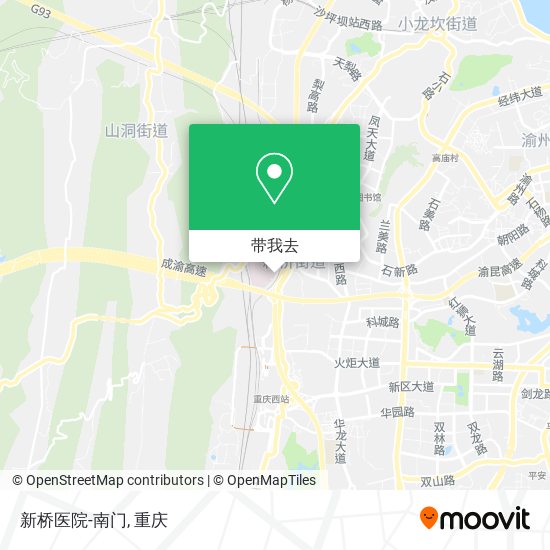 新桥医院-南门地图