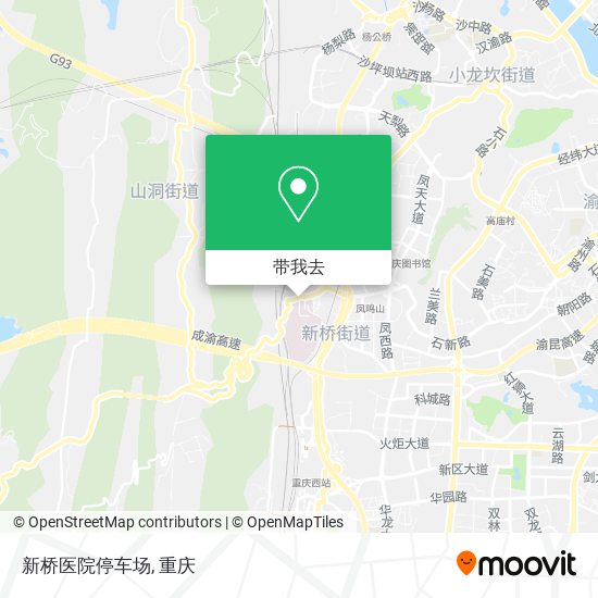 新桥医院停车场地图