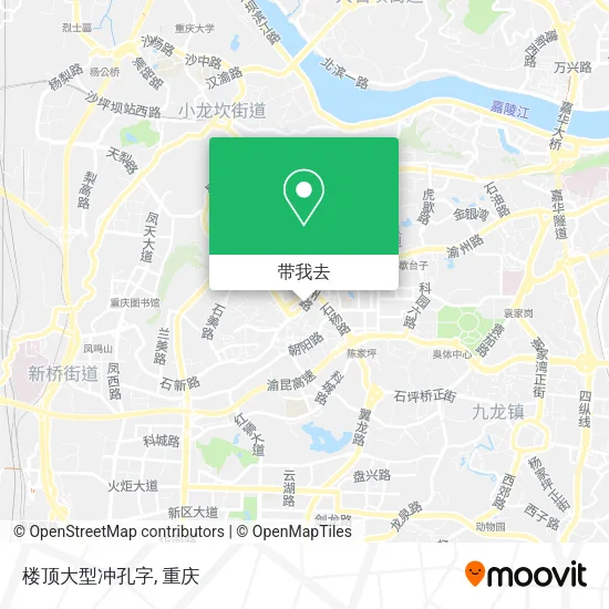 楼顶大型冲孔字地图