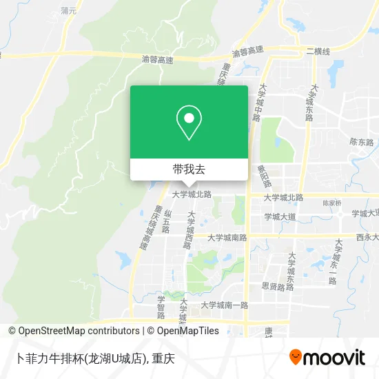 卜菲力牛排杯(龙湖U城店)地图