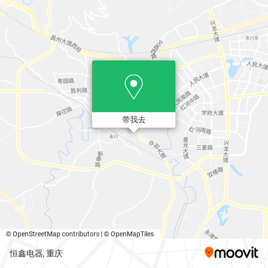 恒鑫电器地图