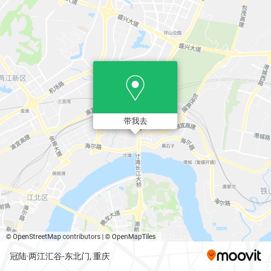 冠陆·两江汇谷-东北门地图