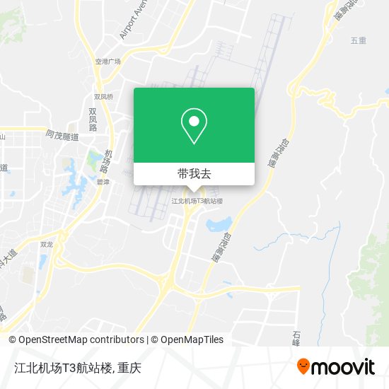 江北机场t3航站楼地图
