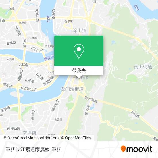 重庆长江索道家属楼地图