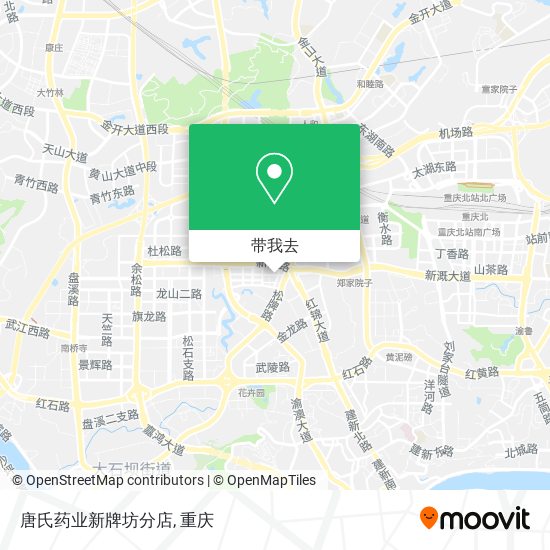 唐氏药业新牌坊分店地图