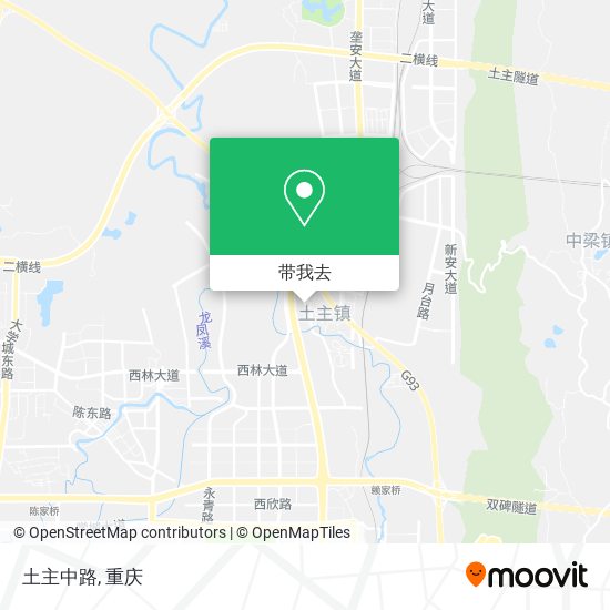 土主中路地图