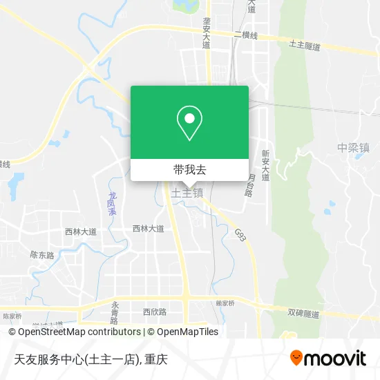 天友服务中心(土主一店)地图