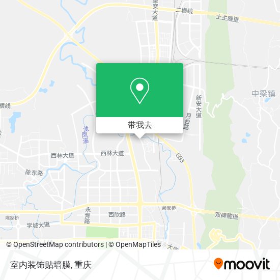 室内装饰贴墙膜地图