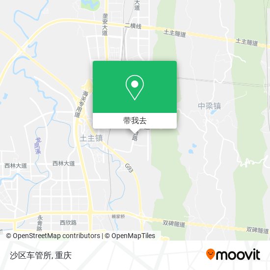 沙区车管所地图