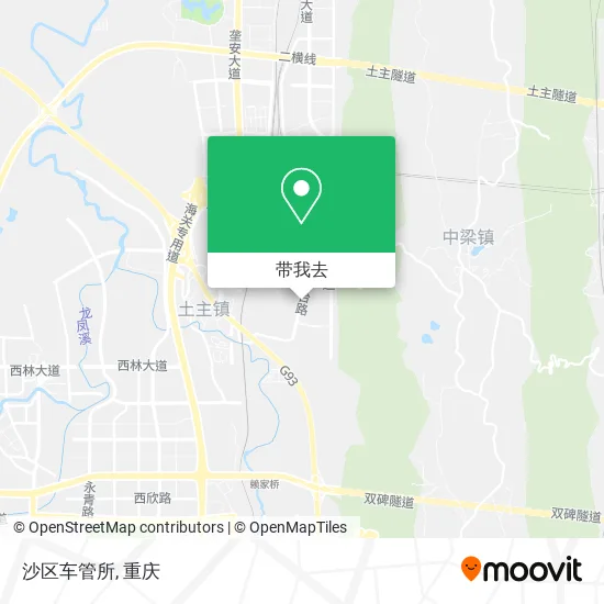沙区车管所地图