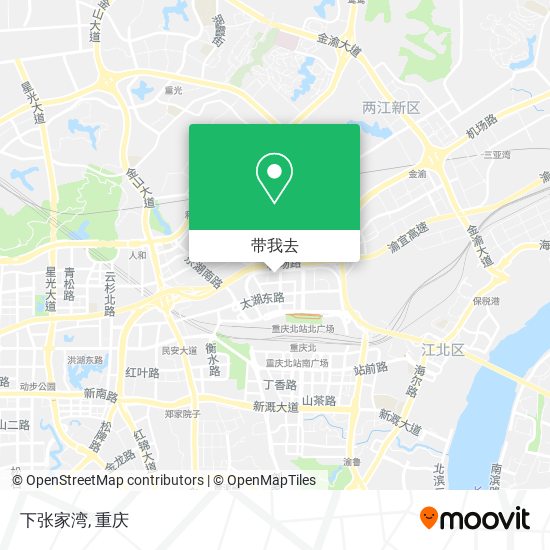 下张家湾地图